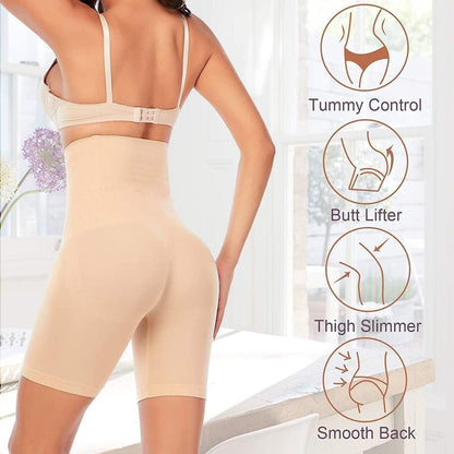 4-in-1 Seamless Shaper – Quick Slim Tummy, Back, Thighs, and Hips Shapewear