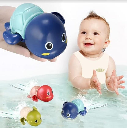 Cute Swimming Turtle Bath Toys for Kids, Wind Up Toys for 1 Year Old Kids