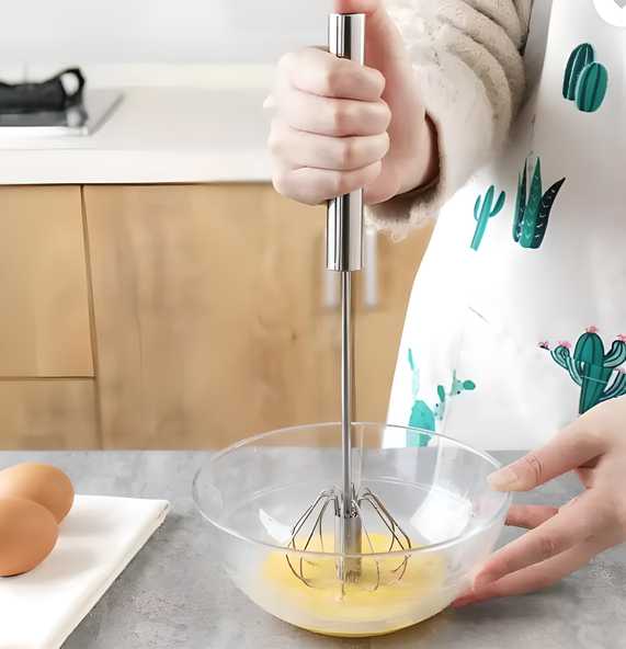 Stainless Steel Manual Hand Whisk Mixer