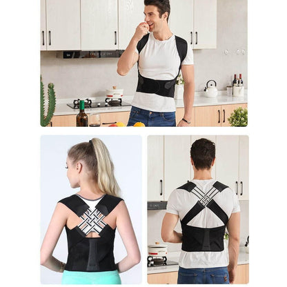 Adjustable Back Posture Corrector & Slouching Relief Belt for Men and Women