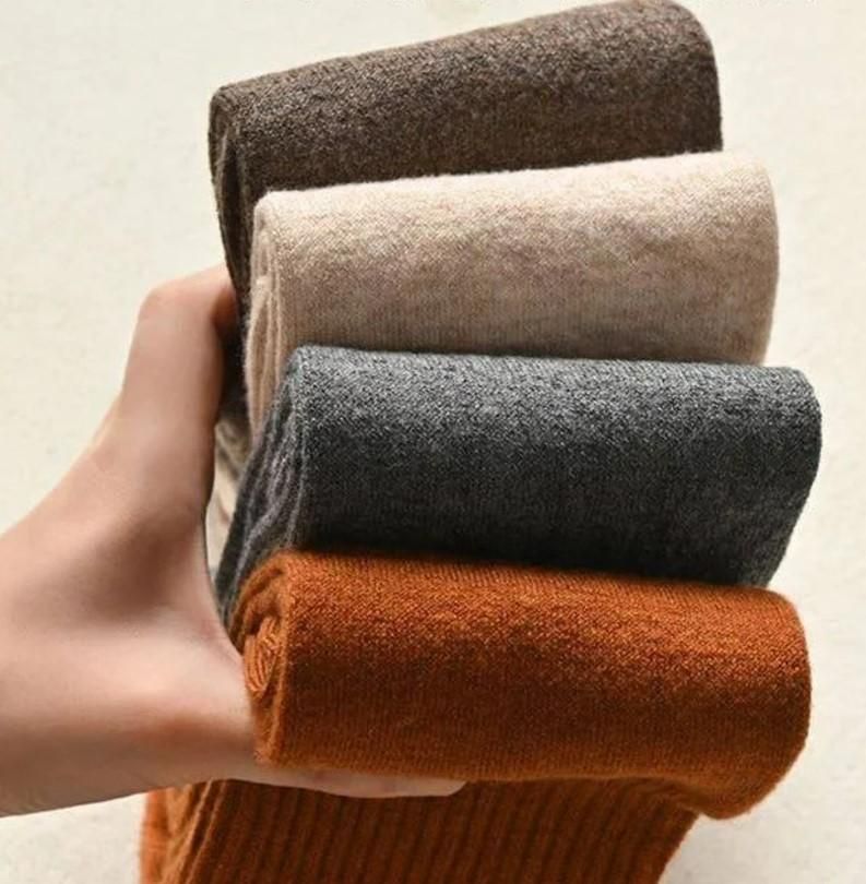 Wool Warm High Thigh Socks for Women