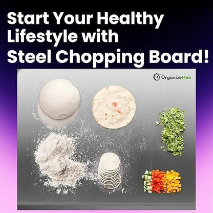 Steel Chopping Board - Medium