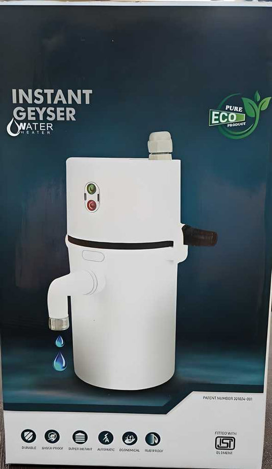 Instant Electric Water Geyser (Random Colours Available)