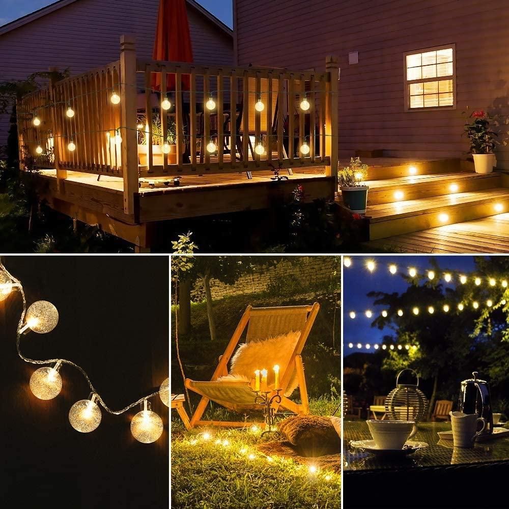 Festival Collection* New 16 LED Crystal Balls String Light