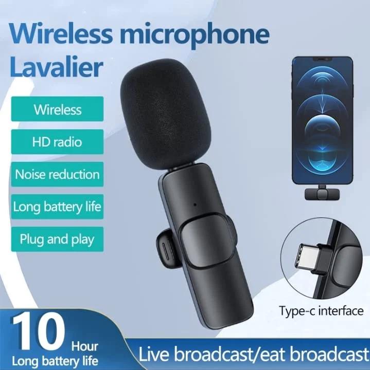 IMPORTED WIRELESS LAVALIER MICROPHONE AUDIO VIDEO RECORDING – Noise Cancelling, Portable & Lightweight