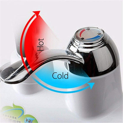 Electric Hot Water Heater Faucet (Kitchen And Bathroom Heating Dispenser Tap) Digital Temperature with Display