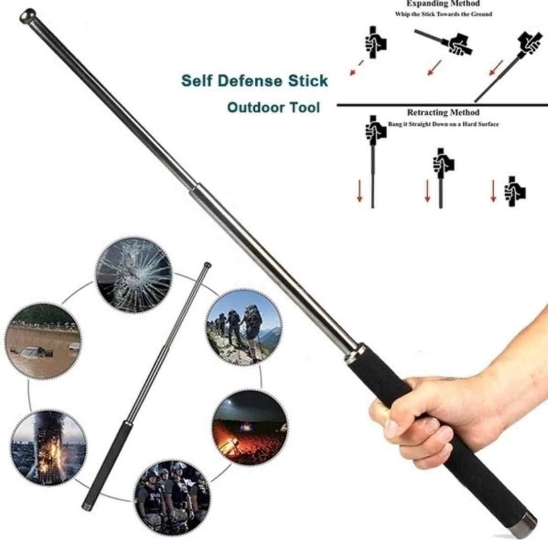 Self-Defense Telescopic Steel Stick (Pack of 1)