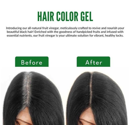 Hair Color Gel - 100% Grey Hair Coverage - 125ML (Pack of 2)