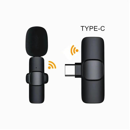 IMPORTED WIRELESS LAVALIER MICROPHONE AUDIO VIDEO RECORDING – Noise Cancelling, Portable & Lightweight