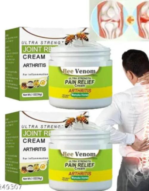 Bee Venom Joint and Bone Therapy Cream-100 gm (Pack of 2)