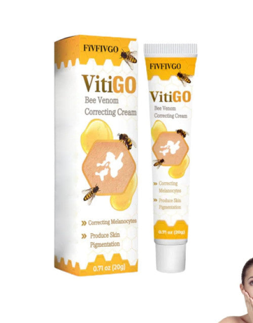 Bee Venom Vitiligo Treatment Cream (Fivfivgo Vitiligo Treatment Cream) - (1PC)