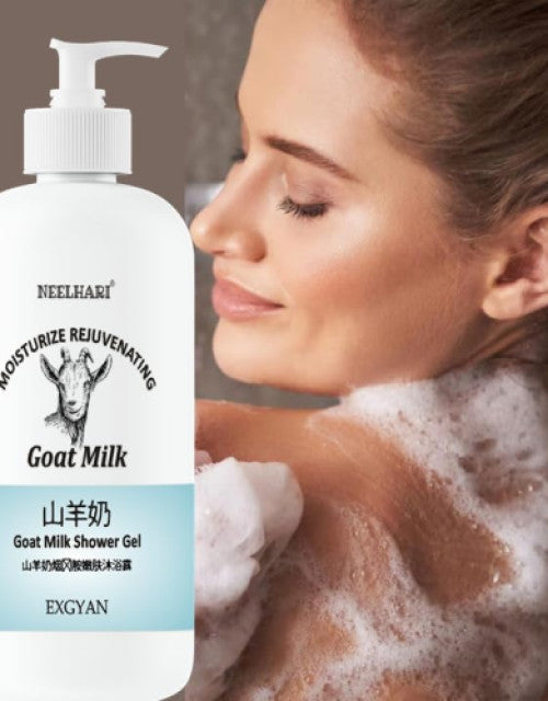 Goat Milk Lightening Shower Gel - Moisturizing Formula for skin