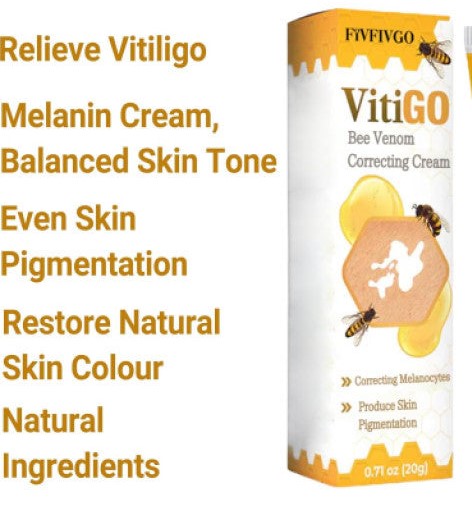 Bee Venom Vitiligo Treatment Cream (Fivfivgo Vitiligo Treatment Cream) - (1PC)