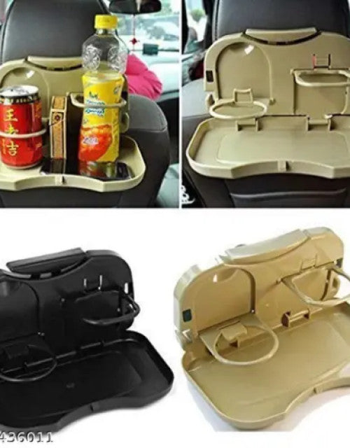 Portable Car Back Seat Cup Table Tray Package (Hanging Dining Tray Stand) Car Back Seat Cup, Table Tray Holder