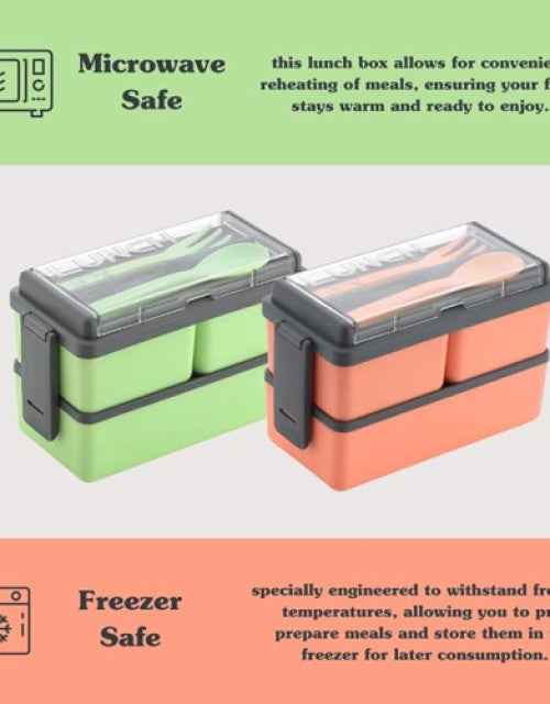 Premium 3-in-1 Detachable Lunch Box Set - Tiffin Box