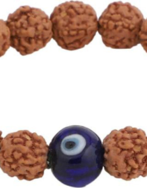 Rudraksha With Evil Eye Bracelet