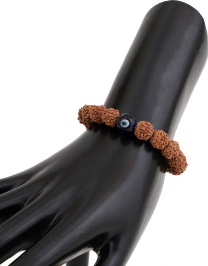 Rudraksha With Evil Eye Bracelet