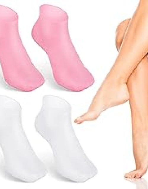 Silicon Socks Heel for Crack (1 Pair) - Spa Gel Socks for Women and Men